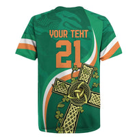Custom Ireland Rugby Rugby Jersey Green Celtic Knot Summer Paris 2024 - Wonder Print Shop