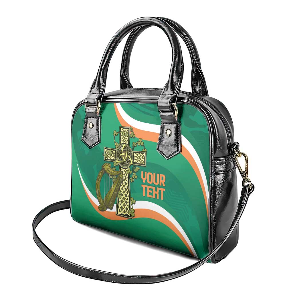 Custom Ireland Rugby Shoulder Handbag Green Celtic Knot Summer Paris 2024