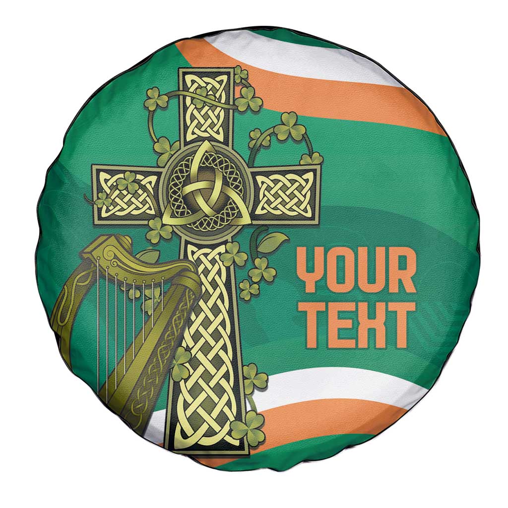 Custom Ireland Rugby Spare Tire Cover Green Celtic Knot Summer Paris 2024 - Wonder Print Shop