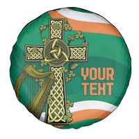 Custom Ireland Rugby Spare Tire Cover Green Celtic Knot Summer Paris 2024 - Wonder Print Shop