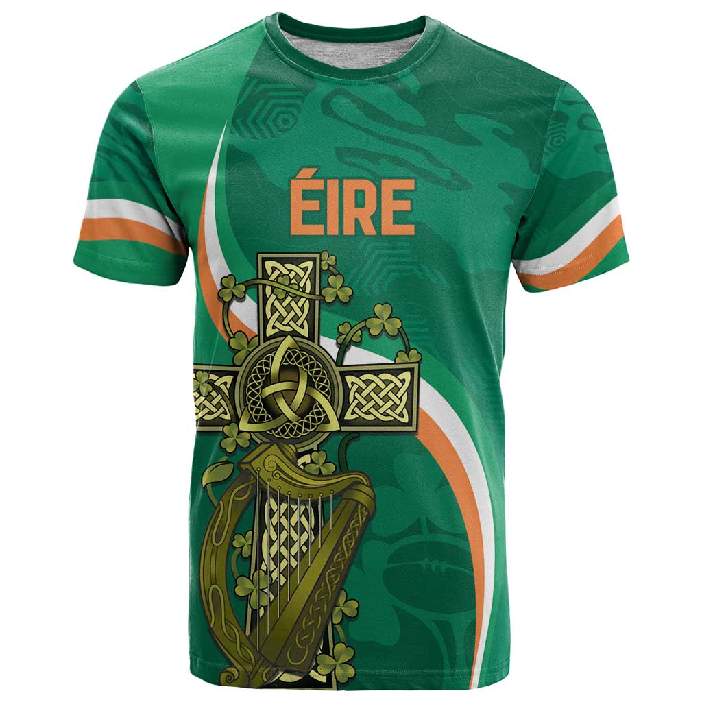 Custom Ireland Rugby T Shirt Green Celtic Knot Summer Paris 2024 - Wonder Print Shop