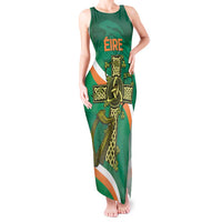 Custom Ireland Rugby Tank Maxi Dress Green Celtic Knot Summer Paris 2024 - Wonder Print Shop