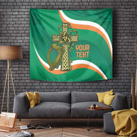 Custom Ireland Rugby Tapestry Green Celtic Knot Summer Paris 2024 - Wonder Print Shop