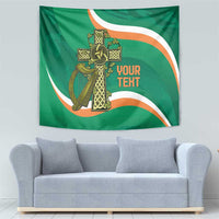 Custom Ireland Rugby Tapestry Green Celtic Knot Summer Paris 2024 - Wonder Print Shop