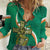Custom Ireland Rugby Women Casual Shirt Green Celtic Knot Summer Paris 2024 - Wonder Print Shop