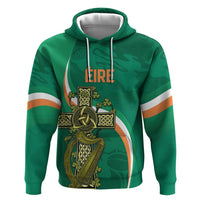 Custom Ireland Rugby Zip Hoodie Green Celtic Knot Summer Paris 2024 - Wonder Print Shop
