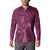 Ireland Rugby Button Sweatshirt Maroon Celtic Knot Summer Paris 2024 LT9 - Wonder Print Shop