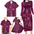 Ireland Rugby Family Matching Long Sleeve Bodycon Dress and Hawaiian Shirt Maroon Celtic Knot Summer Paris 2024 LT9 - Wonder Print Shop