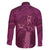 Ireland Rugby Family Matching Mermaid Dress and Hawaiian Shirt Maroon Celtic Knot Summer Paris 2024 LT9 - Wonder Print Shop