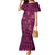 Ireland Rugby Family Matching Mermaid Dress and Hawaiian Shirt Maroon Celtic Knot Summer Paris 2024 LT9 - Wonder Print Shop