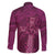 Ireland Rugby Family Matching Off The Shoulder Long Sleeve Dress and Hawaiian Shirt Maroon Celtic Knot Summer Paris 2024 - Wonder Print Shop