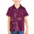 Ireland Rugby Family Matching Puletasi and Hawaiian Shirt Maroon Celtic Knot Summer Paris 2024 - Wonder Print Shop
