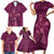 Ireland Rugby Family Matching Short Sleeve Bodycon Dress and Hawaiian Shirt Maroon Celtic Knot Summer Paris 2024 - Wonder Print Shop