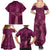 Ireland Rugby Family Matching Summer Maxi Dress and Hawaiian Shirt Maroon Celtic Knot Summer Paris 2024 - Wonder Print Shop