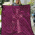 Ireland Rugby Quilt Maroon Celtic Knot Summer Paris 2024 - Wonder Print Shop