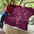 Ireland Rugby Quilt Maroon Celtic Knot Summer Paris 2024 - Wonder Print Shop