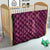 Ireland Rugby Quilt Maroon Celtic Knot Summer Paris 2024 - Wonder Print Shop