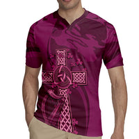 Ireland Rugby Rugby Jersey Maroon Celtic Knot Summer Paris 2024 - Wonder Print Shop