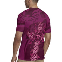 Ireland Rugby Rugby Jersey Maroon Celtic Knot Summer Paris 2024 - Wonder Print Shop