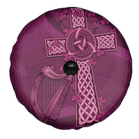 Ireland Rugby Spare Tire Cover Maroon Celtic Knot Summer Paris 2024 - Wonder Print Shop
