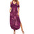Ireland Rugby Summer Maxi Dress Maroon Celtic Knot Summer Paris 2024 - Wonder Print Shop
