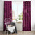 Ireland Rugby Window Curtain Maroon Celtic Knot Summer Paris 2024 - Wonder Print Shop