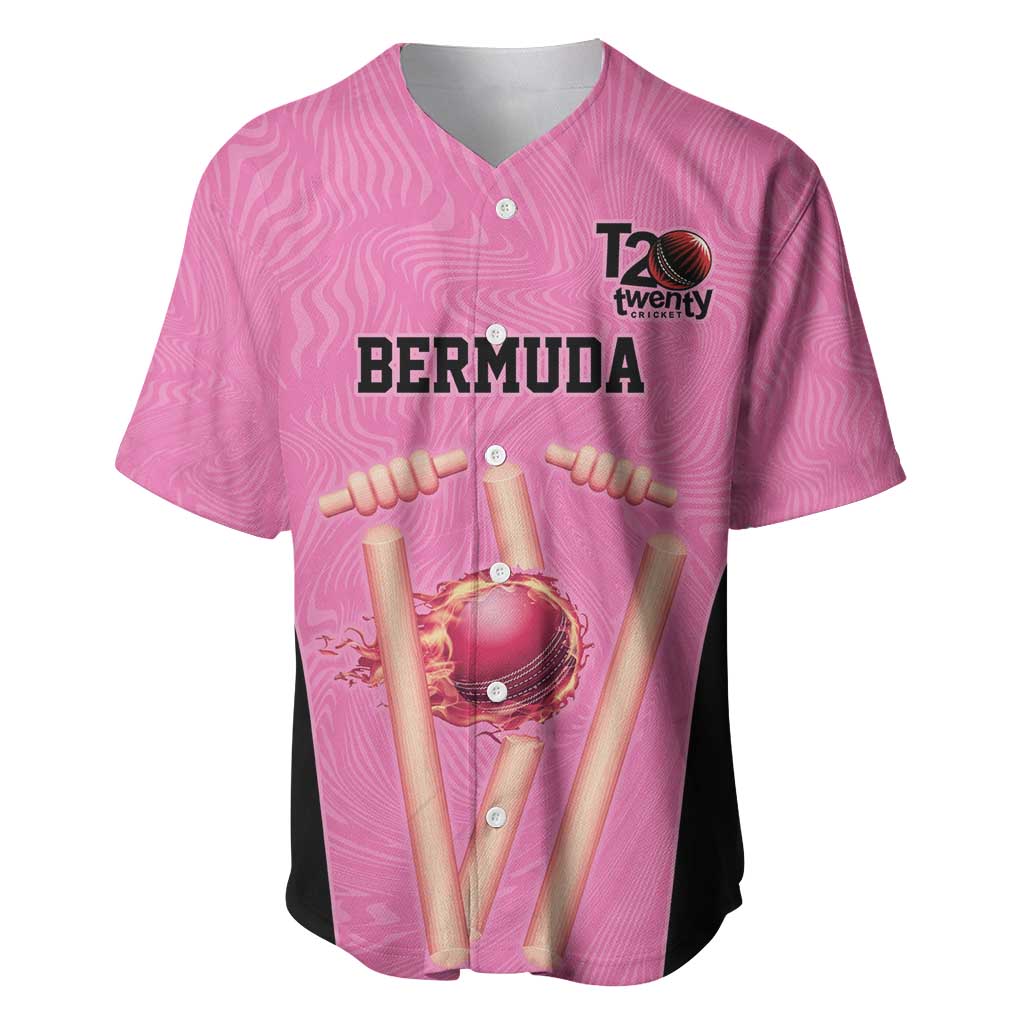 Bermuda Cricket Custom Baseball Jersey Quo Fata Ferunt Sporty - Wonder Print Shop