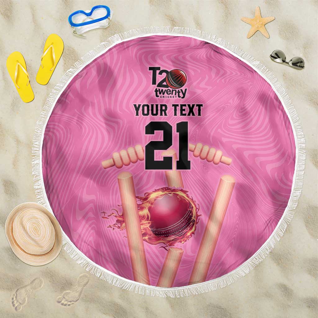 Bermuda Cricket Custom Beach Blanket Quo Fata Ferunt Sporty - Wonder Print Shop