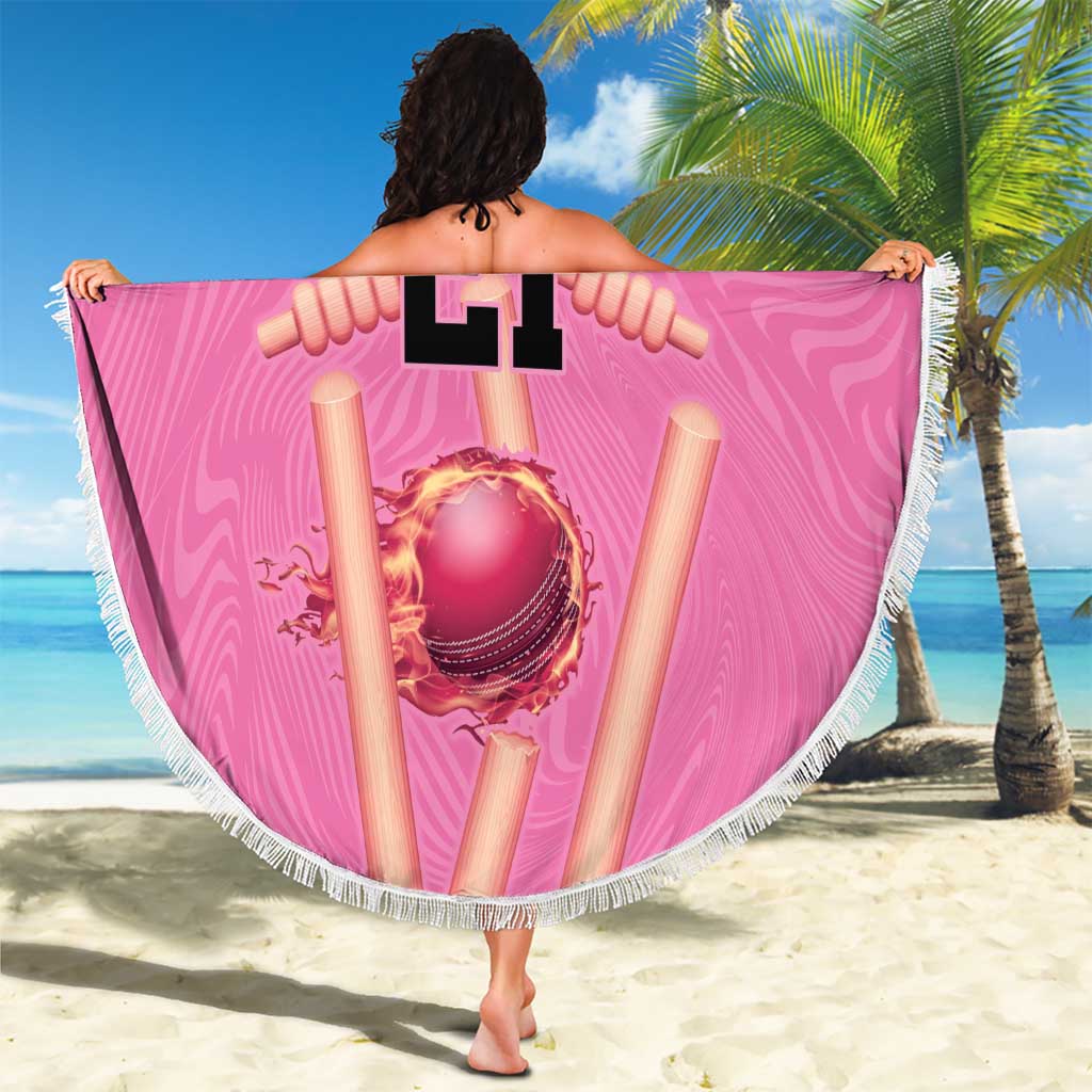 Bermuda Cricket Custom Beach Blanket Quo Fata Ferunt Sporty - Wonder Print Shop