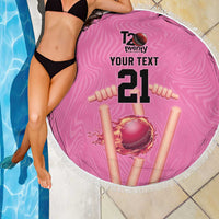 Bermuda Cricket Custom Beach Blanket Quo Fata Ferunt Sporty - Wonder Print Shop