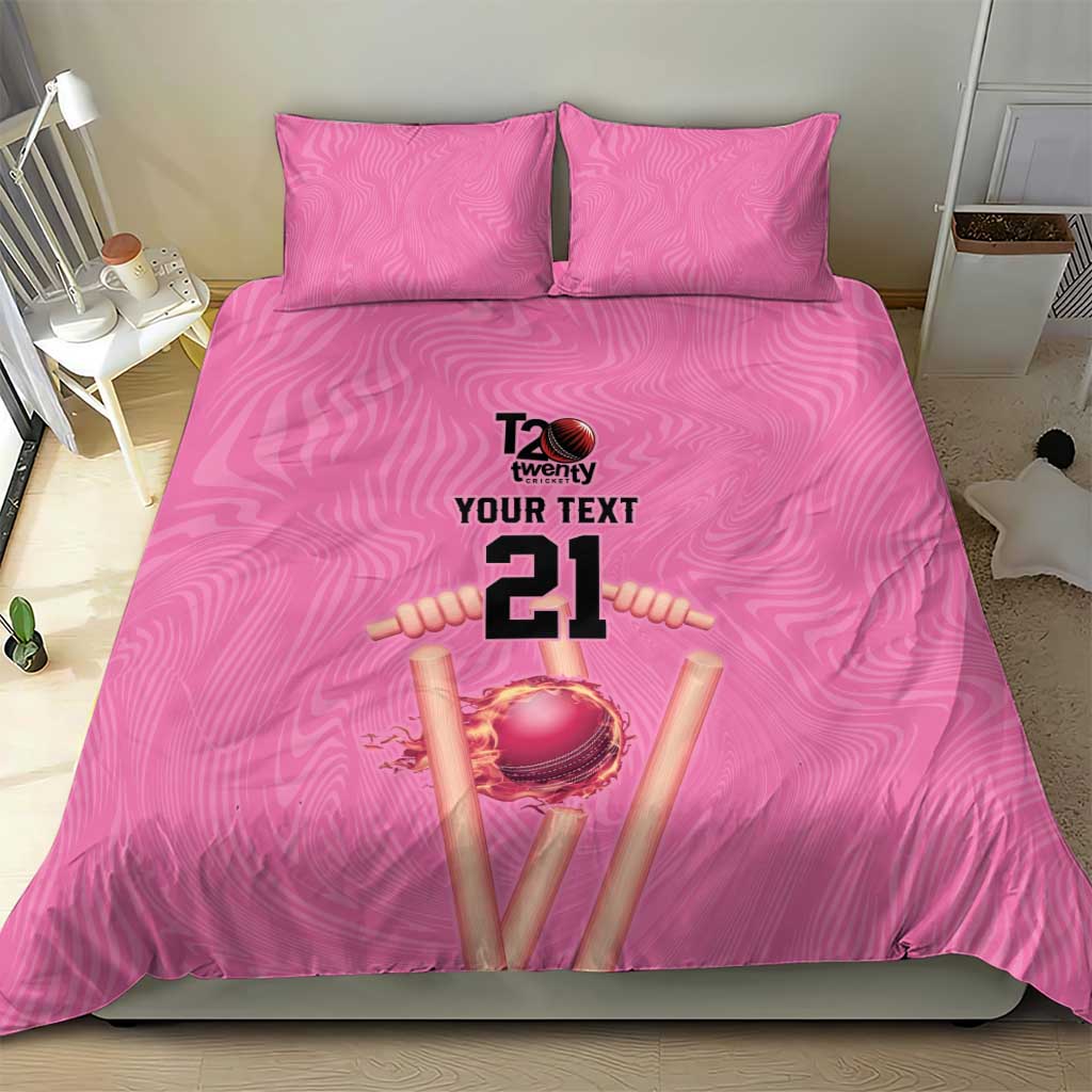 Bermuda Cricket Custom Bedding Set Quo Fata Ferunt Sporty - Wonder Print Shop