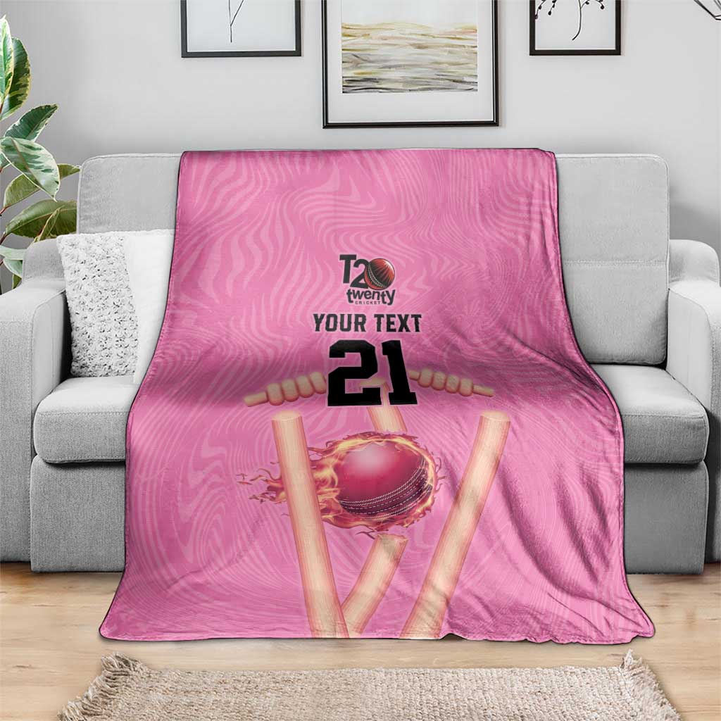 Bermuda Cricket Custom Blanket Quo Fata Ferunt Sporty - Wonder Print Shop