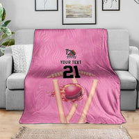 Bermuda Cricket Custom Blanket Quo Fata Ferunt Sporty - Wonder Print Shop