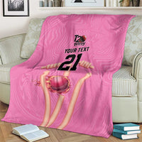 Bermuda Cricket Custom Blanket Quo Fata Ferunt Sporty - Wonder Print Shop