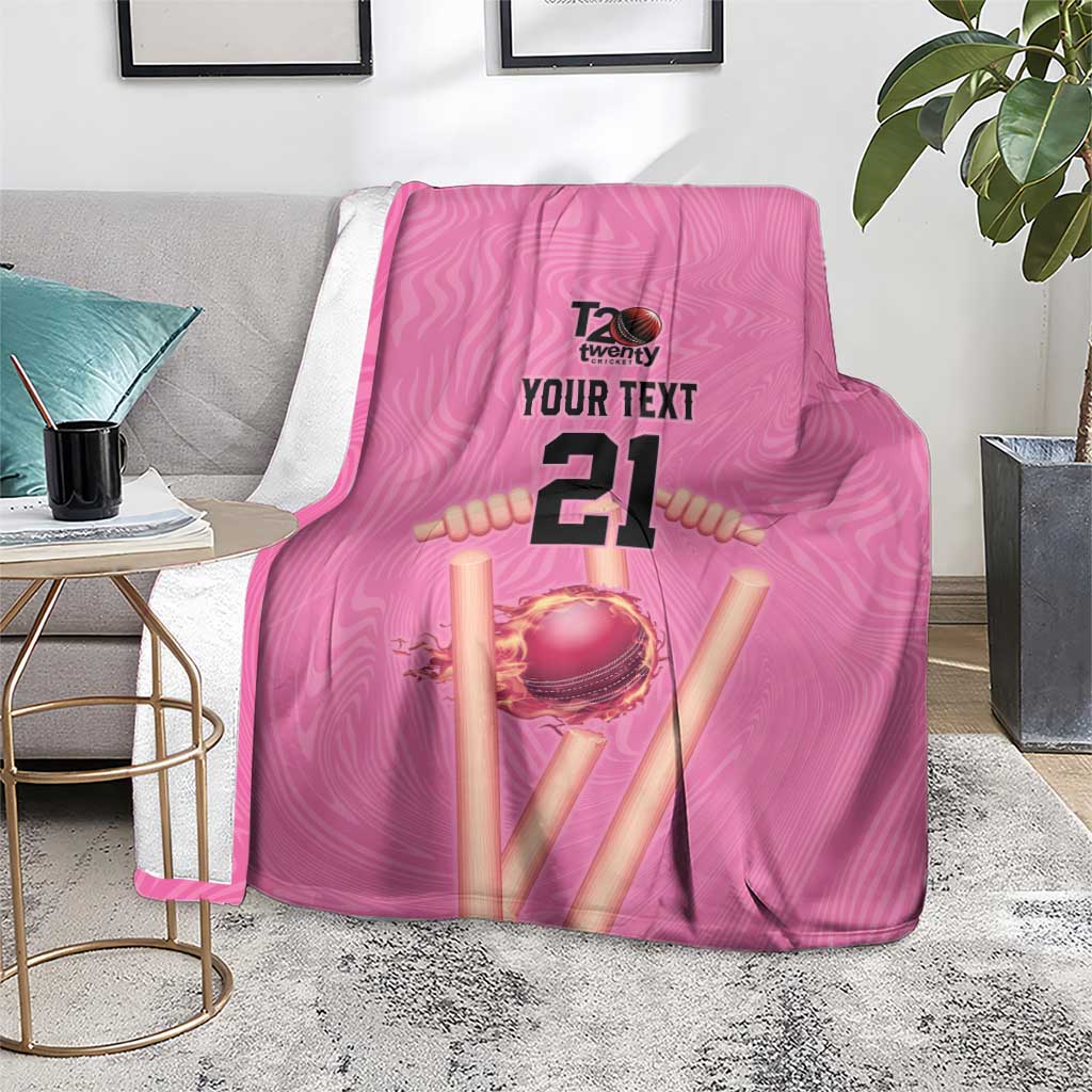 Bermuda Cricket Custom Blanket Quo Fata Ferunt Sporty - Wonder Print Shop