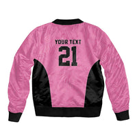 Bermuda Cricket Custom Bomber Jacket Quo Fata Ferunt Sporty - Wonder Print Shop