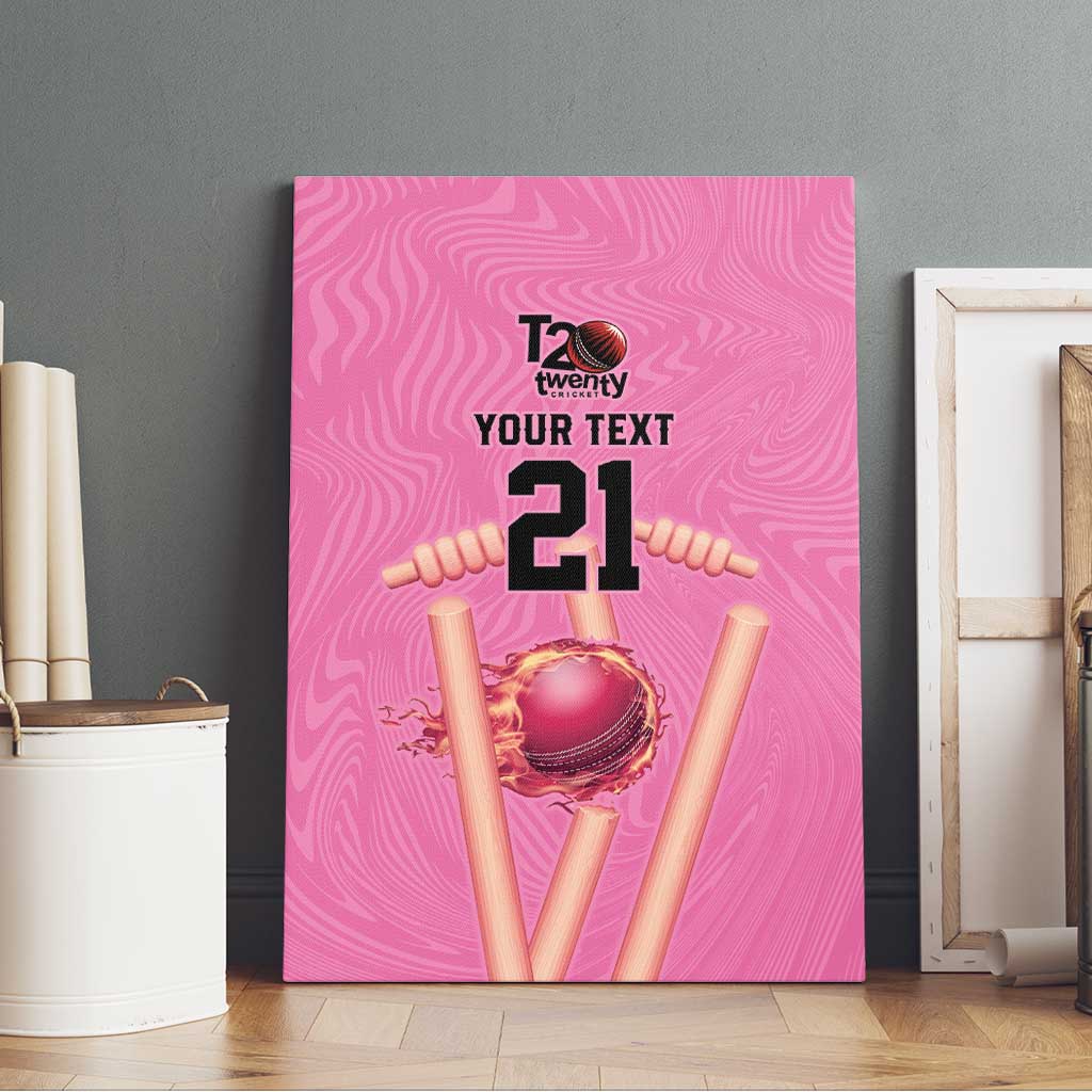 Bermuda Cricket Custom Canvas Wall Art Quo Fata Ferunt Sporty - Wonder Print Shop