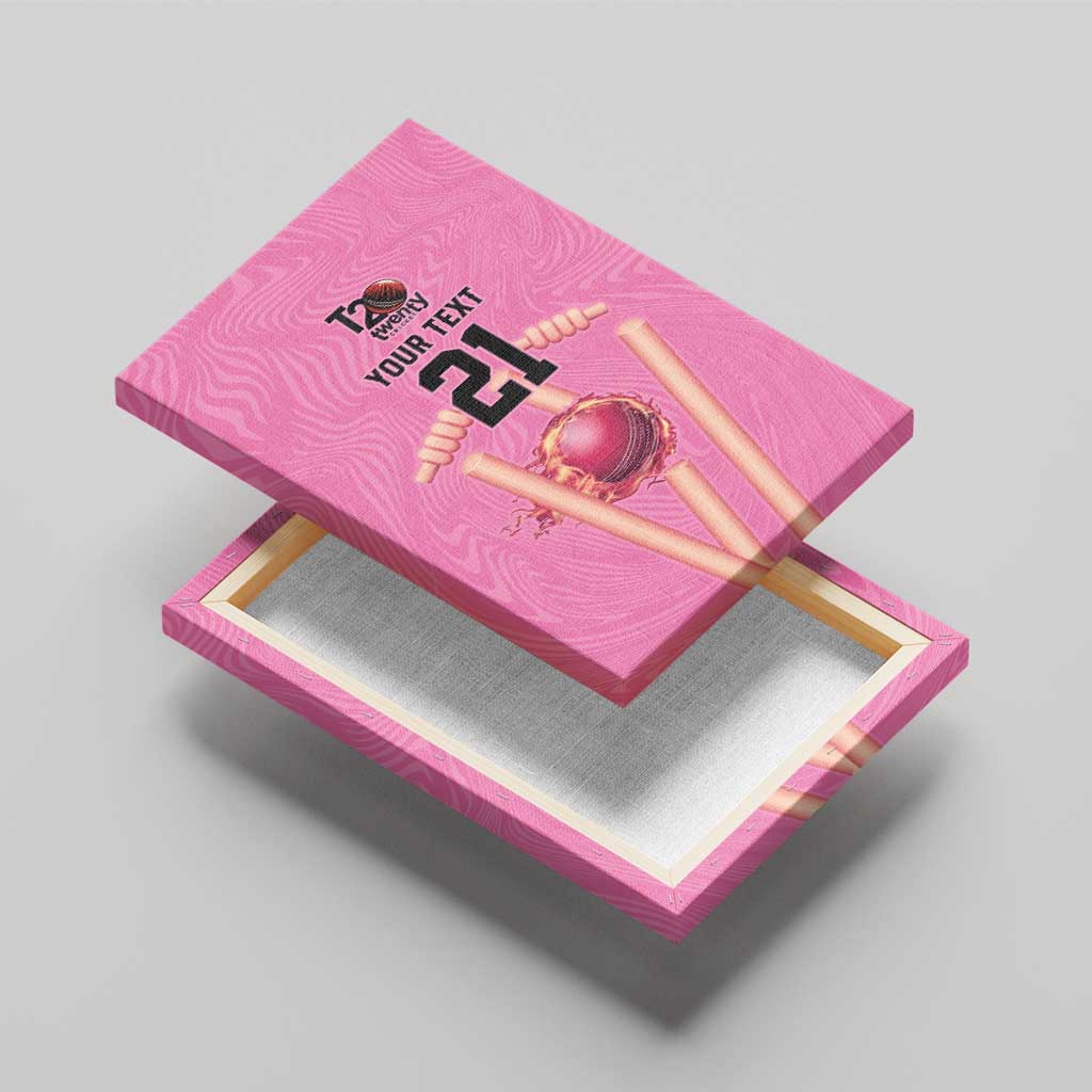 Bermuda Cricket Custom Canvas Wall Art Quo Fata Ferunt Sporty - Wonder Print Shop