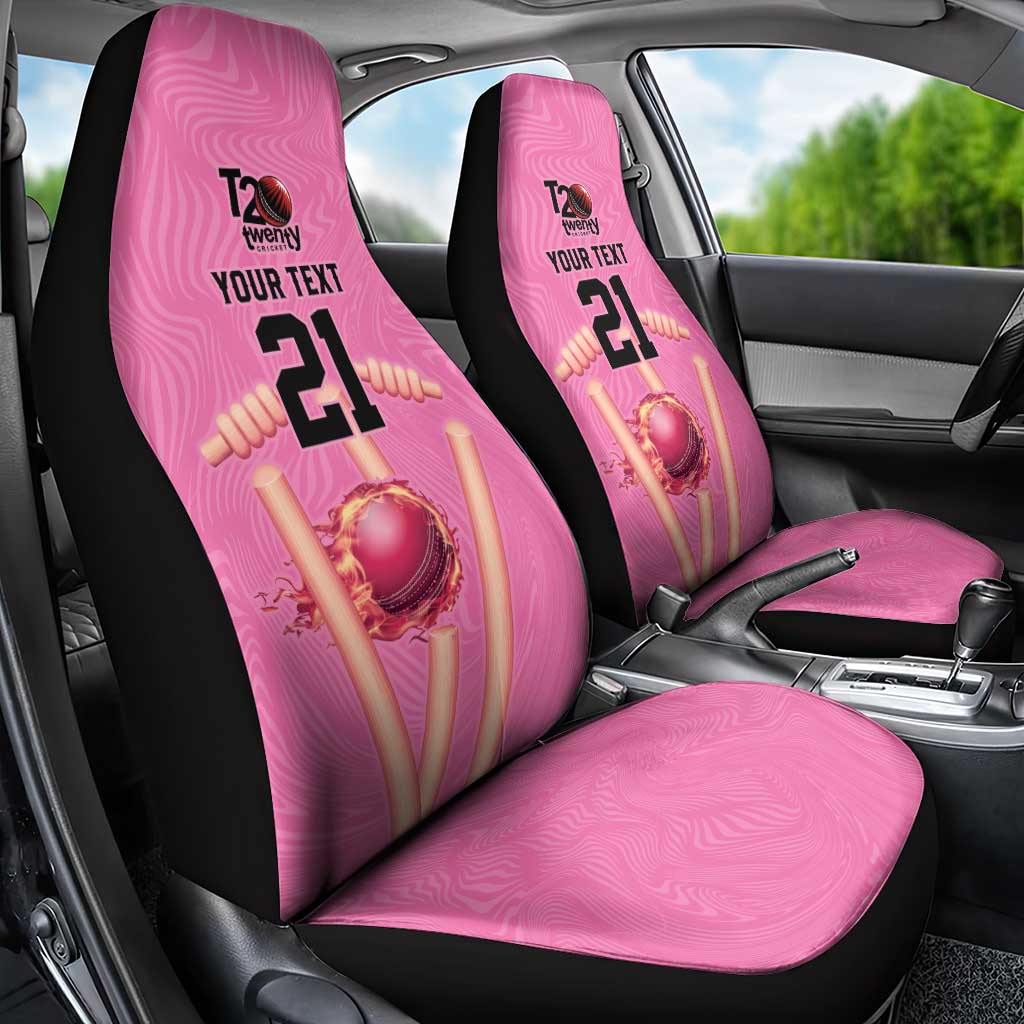 Bermuda Cricket Custom Car Seat Cover Quo Fata Ferunt Sporty - Wonder Print Shop
