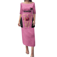 Bermuda Cricket Custom Family Matching Puletasi and Hawaiian Shirt Quo Fata Ferunt Sporty - Wonder Print Shop