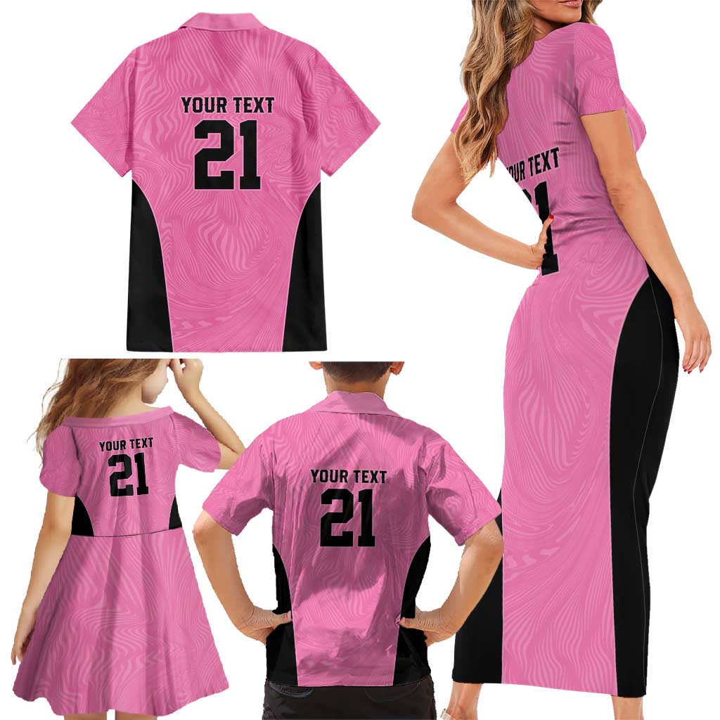 Bermuda Cricket Custom Family Matching Short Sleeve Bodycon Dress and Hawaiian Shirt Quo Fata Ferunt Sporty - Wonder Print Shop