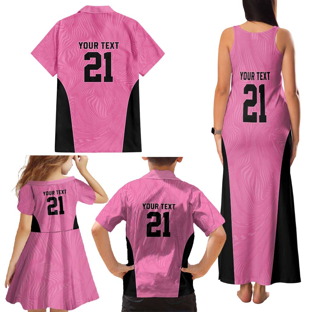 Bermuda Cricket Custom Family Matching Tank Maxi Dress and Hawaiian Shirt Quo Fata Ferunt Sporty - Wonder Print Shop