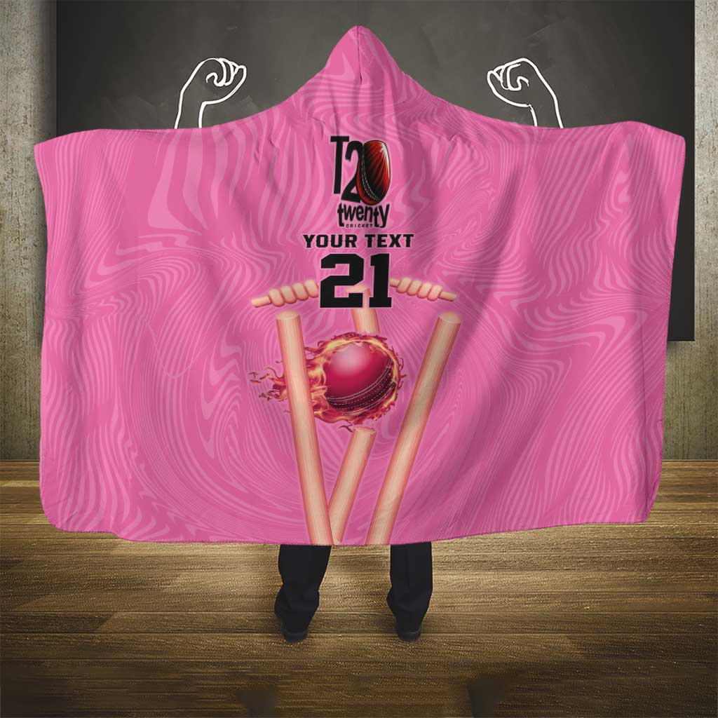 Bermuda Cricket Custom Hooded Blanket Quo Fata Ferunt Sporty - Wonder Print Shop