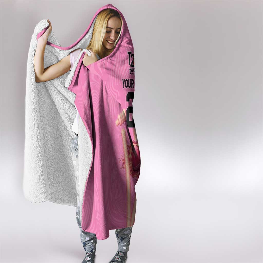 Bermuda Cricket Custom Hooded Blanket Quo Fata Ferunt Sporty - Wonder Print Shop