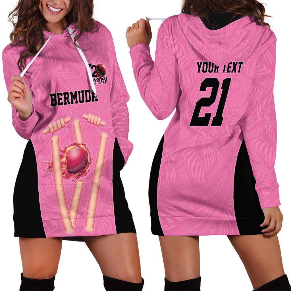 Bermuda Cricket Custom Hoodie Dress Quo Fata Ferunt Sporty - Wonder Print Shop
