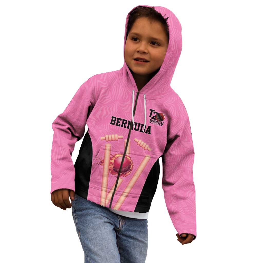 Bermuda Cricket Custom Kid Hoodie Quo Fata Ferunt Sporty - Wonder Print Shop