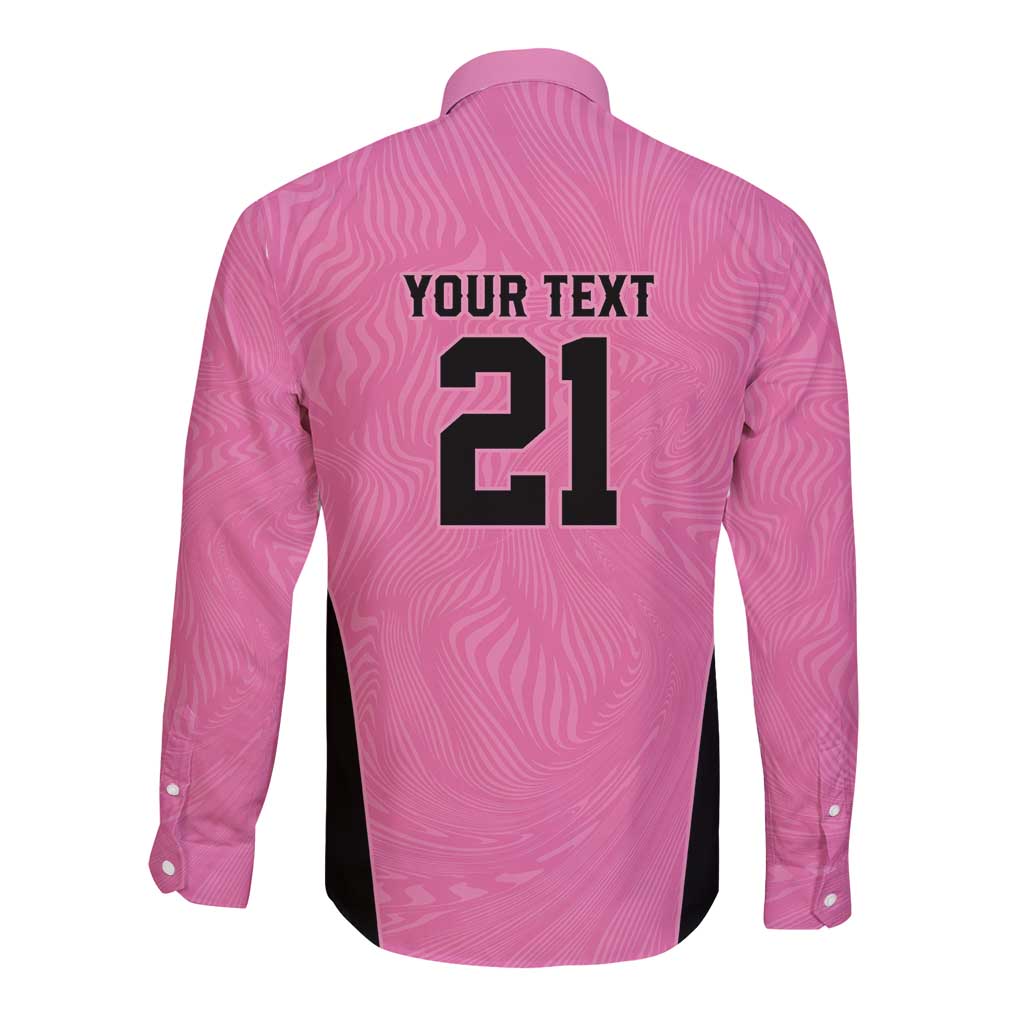 Bermuda Cricket Custom Long Sleeve Button Shirt Quo Fata Ferunt Sporty - Wonder Print Shop