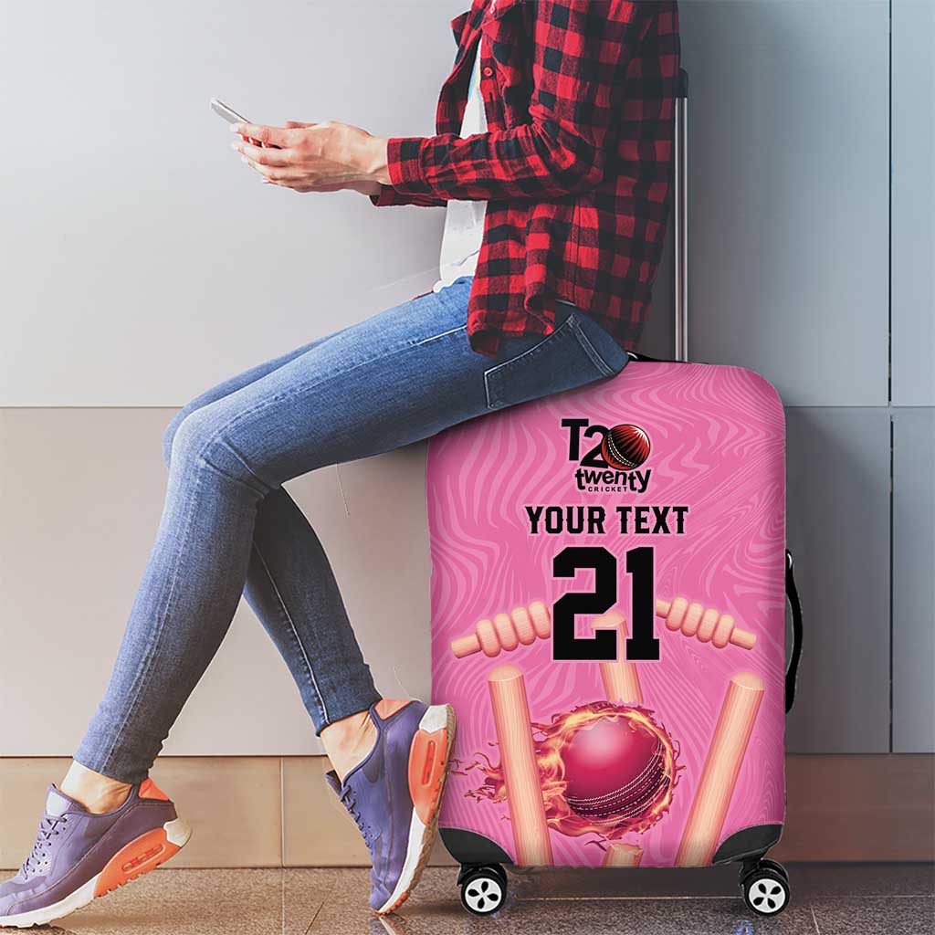 Bermuda Cricket Custom Luggage Cover Quo Fata Ferunt Sporty - Wonder Print Shop