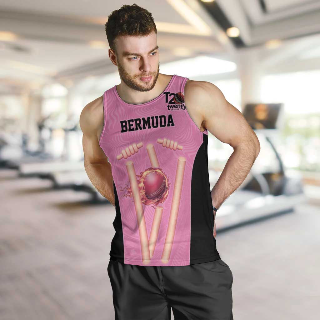 Bermuda Cricket Custom Men Tank Top Quo Fata Ferunt Sporty - Wonder Print Shop