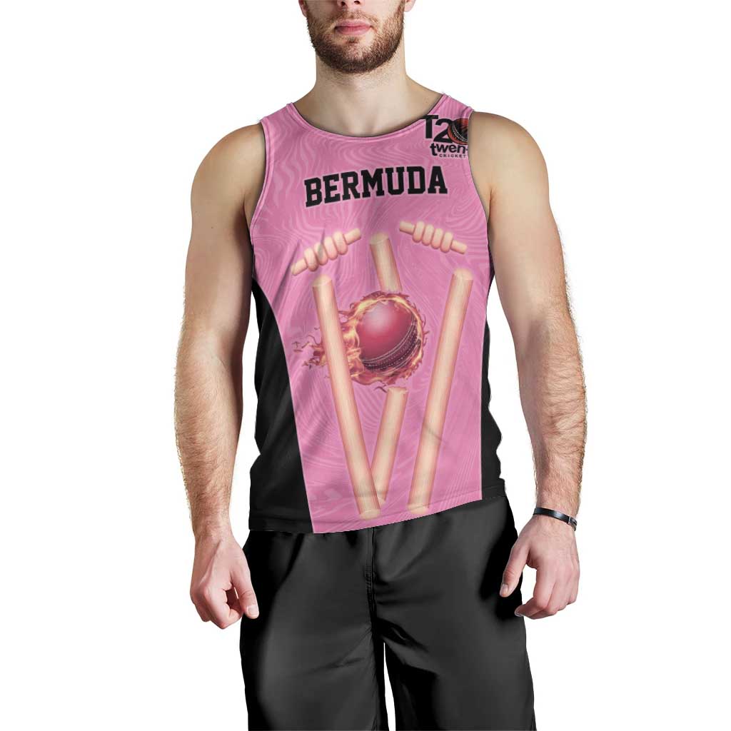 Bermuda Cricket Custom Men Tank Top Quo Fata Ferunt Sporty - Wonder Print Shop